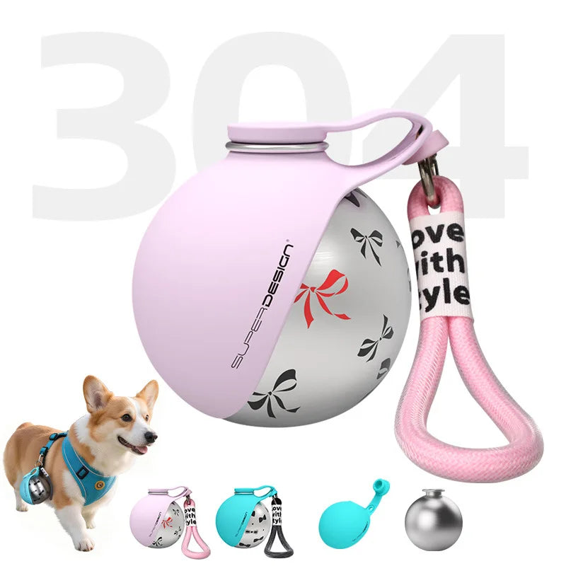 Pet Printing Stainless Steel Plastic Bottle 