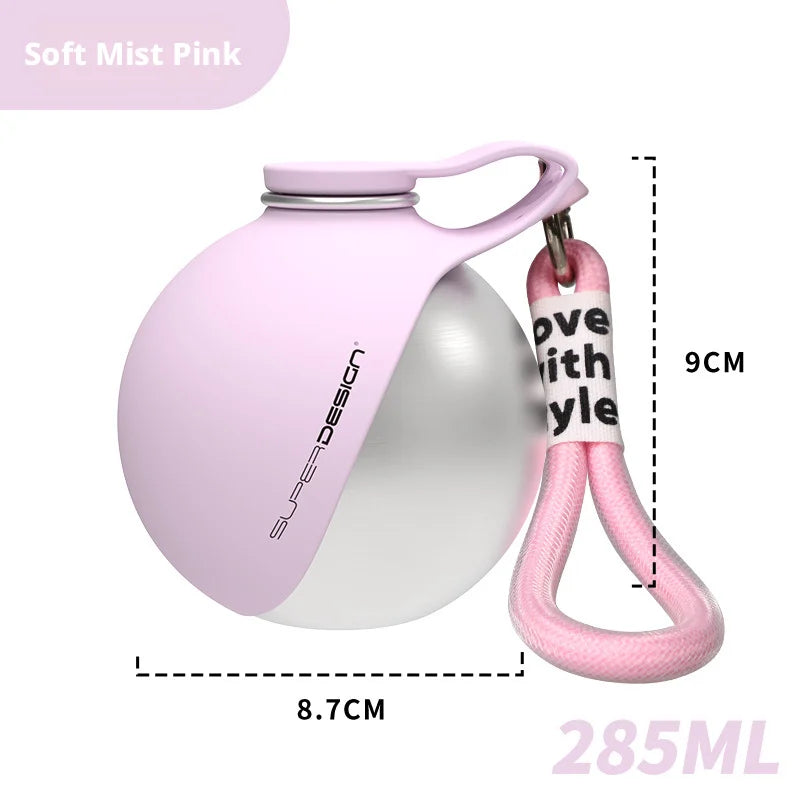 Pet Printing Stainless Steel Plastic Bottle 