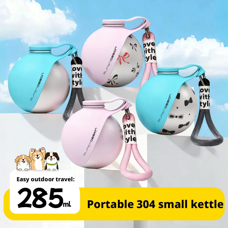 Pet Printing Stainless Steel Plastic Bottle 